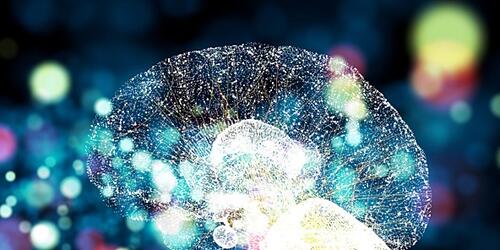 Machine learning abstract image